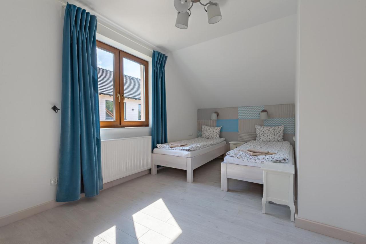Malinowe Wzgórze domki 90 m2 z sauną i balią Krzeszna Exterior foto